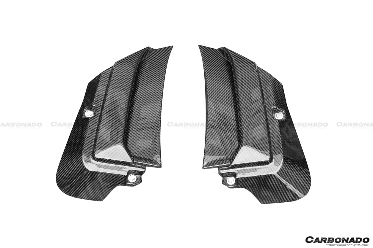 2011-2021 Lamborghini Aventador LP700 LP740 Coupe OEM Style Carbon Fiber Front Hood Vent - Carbonado Aero