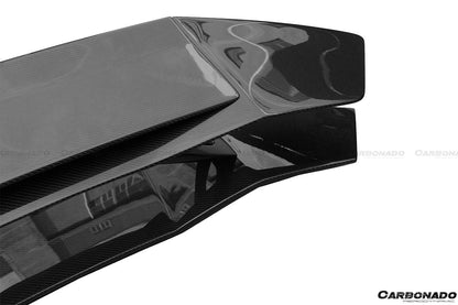 2011-2021 Lamborghini Aventador LP700 Coupe/Roadster OTC Style Trunk Spoiler Wing w/ Base - Carbonado Aero