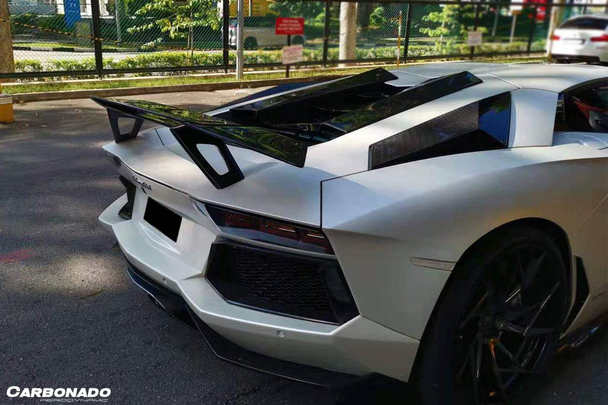 2011-2022 Lamborghini Aventador LP700 LP750 LP740 LP720 LP780 Coupe & Roadster OTC Style Trunk Spoiler Wing - Carbonado