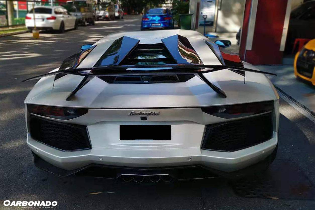 2011-2022 Lamborghini Aventador LP700 LP750 LP740 LP720 LP780 Coupe & Roadster OTC Style Trunk Spoiler Wing - Carbonado