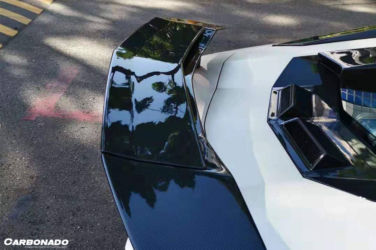 2011-2021 Lamborghini Aventador LP700 Coupe/Roadster OTC Style Trunk Spoiler Wing - Carbonado Aero