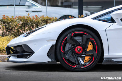 2011-2021 Lamborghini Aventador LP700 LP740 LP750 Coupe/Roadster SVJ Style Part DRY Carbon Fiber Aero Full Kit - Carbonado Aero