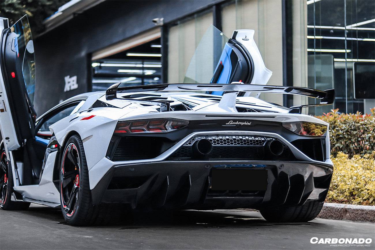 2011-2021 Lamborghini Aventador LP700 LP740 LP750 Coupe/Roadster SVJ Style Part DRY Carbon Fiber Aero Full Kit - Carbonado Aero