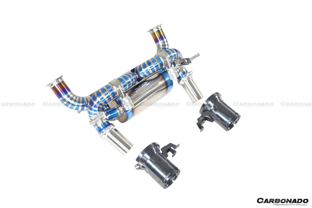 2011-2021 Lamborghini Aventador LP700 LP740 LP750 Coupe/Roadster SVJ Style Exhaust System - Carbonado Aero
