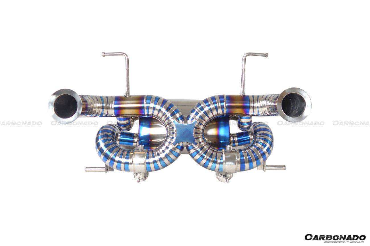2011-2021 Lamborghini Aventador LP700 LP740 LP750 Coupe/Roadster SVJ Style Exhaust System - Carbonado Aero
