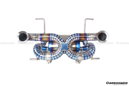 2011-2021 Lamborghini Aventador LP700 LP740 LP750 Coupe/Roadster SVJ Style Exhaust System - Carbonado Aero