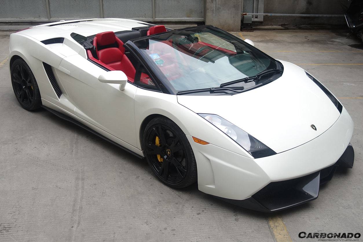 2004-2014 Lamborghini Gallardo LP570 Style Side Skirts - Carbonado Aero