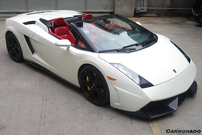 2004-2014 Lamborghini Gallardo LP570 Style Side Skirts - Carbonado Aero