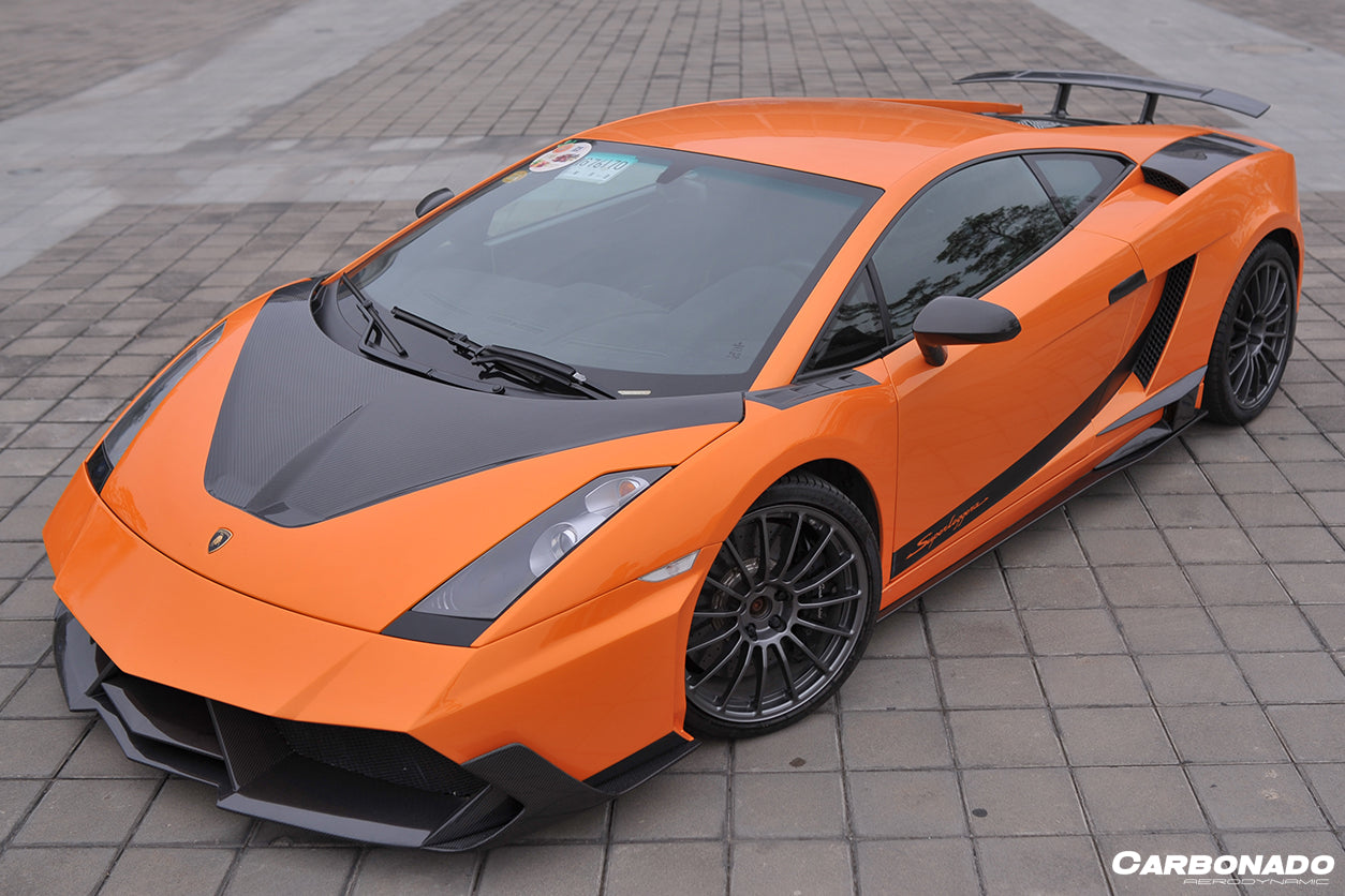 2004-2014 Lamborghini Gallardo LP570 Style Side Skirts - Carbonado Aero