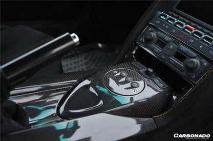 2004-2014 Lamborghini Gallardo LP540/LP550/LP560/LP570 OEM Style Carbon Fiber AC Frame Cover - Carbonado Aero