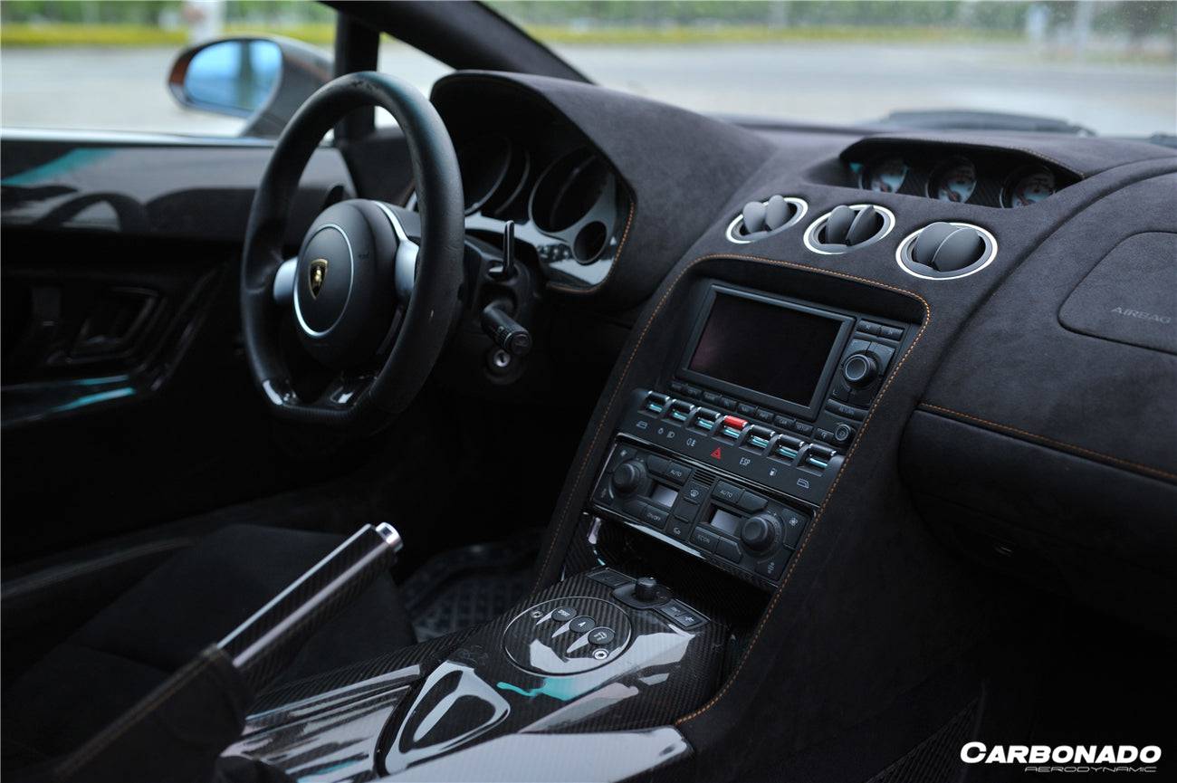 2004-2014 Lamborghini Gallardo LP540/LP550/LP560/LP570 OEM Style Carbon Fiber AC Frame Cover - Carbonado