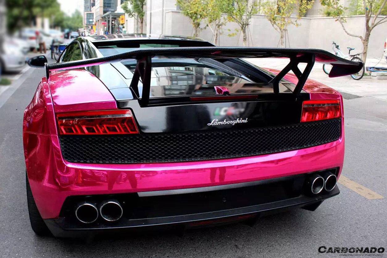 2004-2014 Lamborghini Gallardo DC-II Style Carbon Fiber Trunk Spoiler - Carbonado Aero
