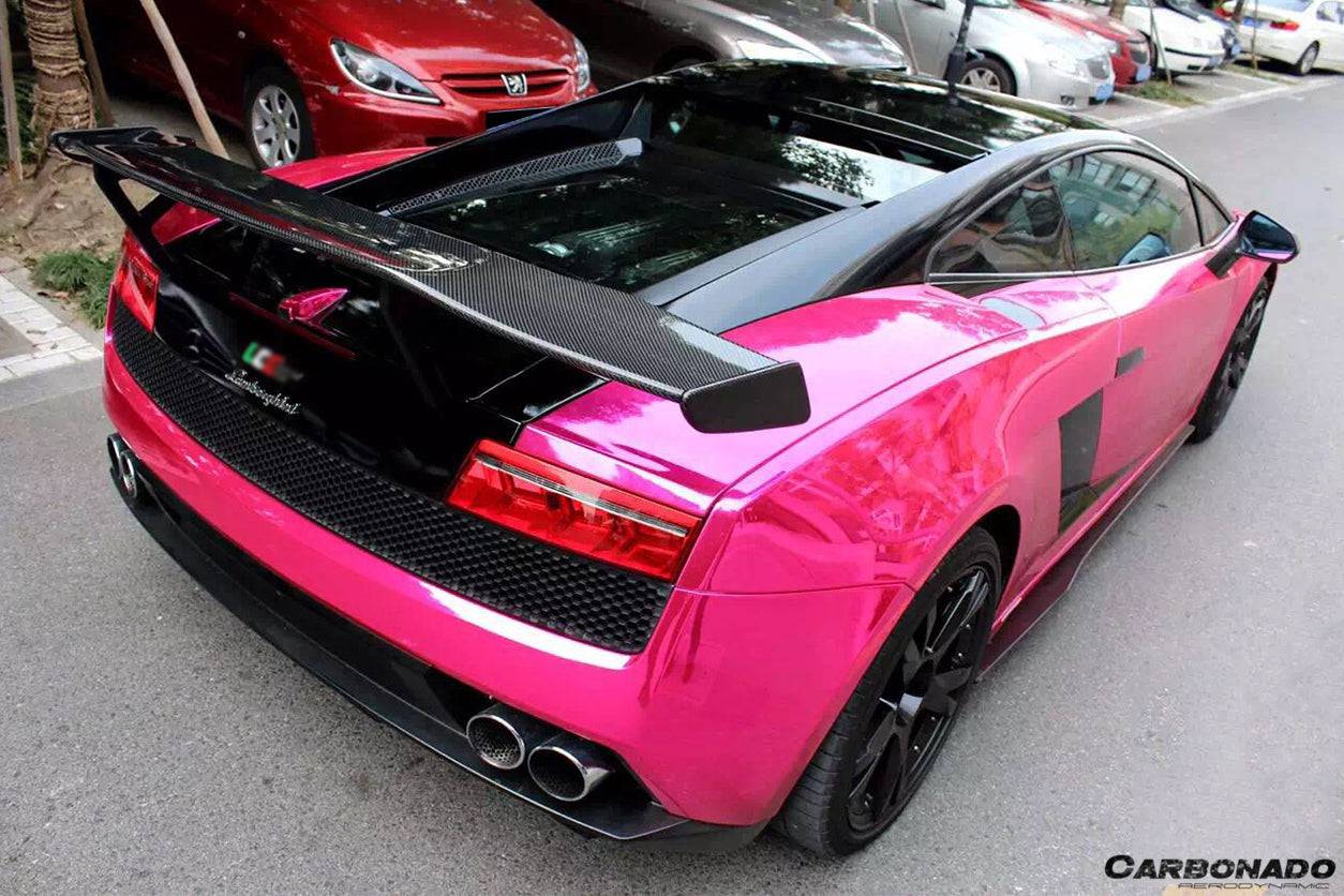 2004-2014 Lamborghini Gallardo DC-II Style Carbon Fiber Trunk Spoiler - Carbonado