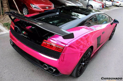 2004-2014 Lamborghini Gallardo DC-II Style Carbon Fiber Trunk Spoiler - Carbonado