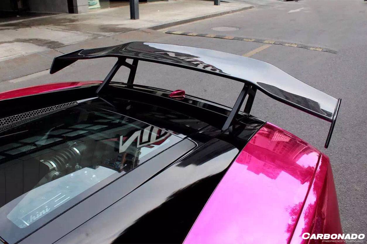 2004-2014 Lamborghini Gallardo DC-II Style Carbon Fiber Trunk Spoiler - Carbonado Aero