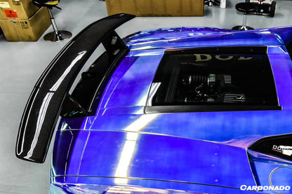 2004-2014 Lamborghini Gallardo DC Style Carbon Fiber Trunk Spoiler - Carbonado Aero