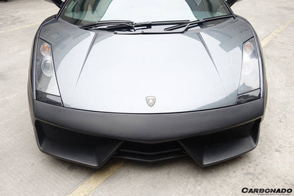 2004-2008 Lamborghini Gallardo LP570 Style Front Bumper - Carbonado