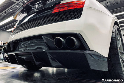 2009-2014 Lamborghini Gallardo STO Style Carbon Fiber Rear Diffuser - Carbonado Aero