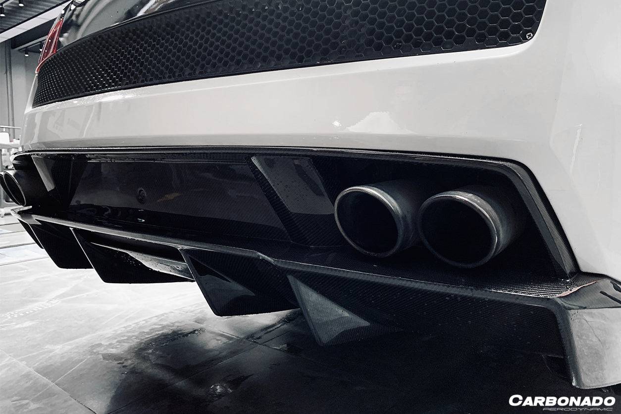2009-2014 Lamborghini Gallardo STO Style Carbon Fiber Rear Diffuser - Carbonado Aero