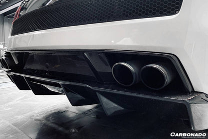 2009-2014 Lamborghini Gallardo STO Style Carbon Fiber Rear Diffuser - Carbonado Aero