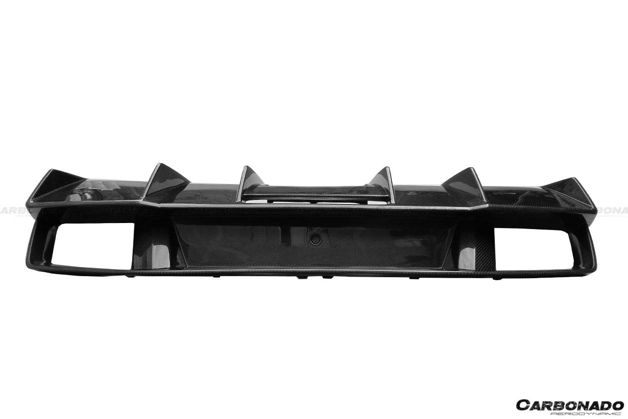 2009-2014 Lamborghini Gallardo STO Style Carbon Fiber Rear Diffuser - Carbonado Aero