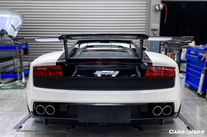 2004-2014 Lamborghini Gallardo STO Style Carbon Fiber Trunk Spoiler - Carbonado Aero