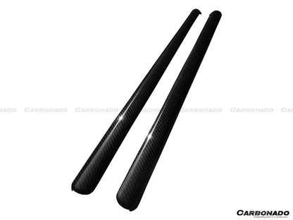 2004-2008 Lamborghini Gallardo OEM Style Carbon Fiber Door Sills Steps Cover - Carbonado Aero