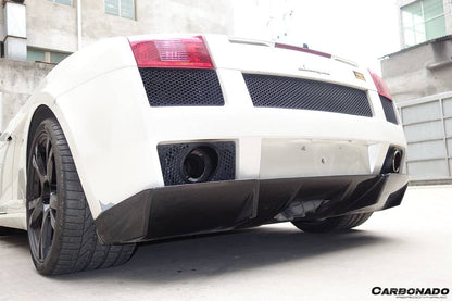 2004-2008 Lamborghini Gallardo OEM Style Carbon Fiber Rear Diffuser - Carbonado Aero