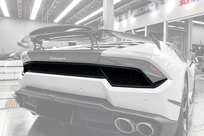 2015-2020 Lamborghini Huracan LP580 OE Style Carbon Rear Bumper Grille - Carbonado