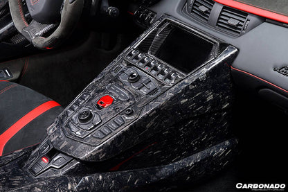 2011-2016 Lamborghini Aventador LP700 Coupe/Roadster OEM Style Carbon Fiber Screen Surround Panel - Carbonado Aero