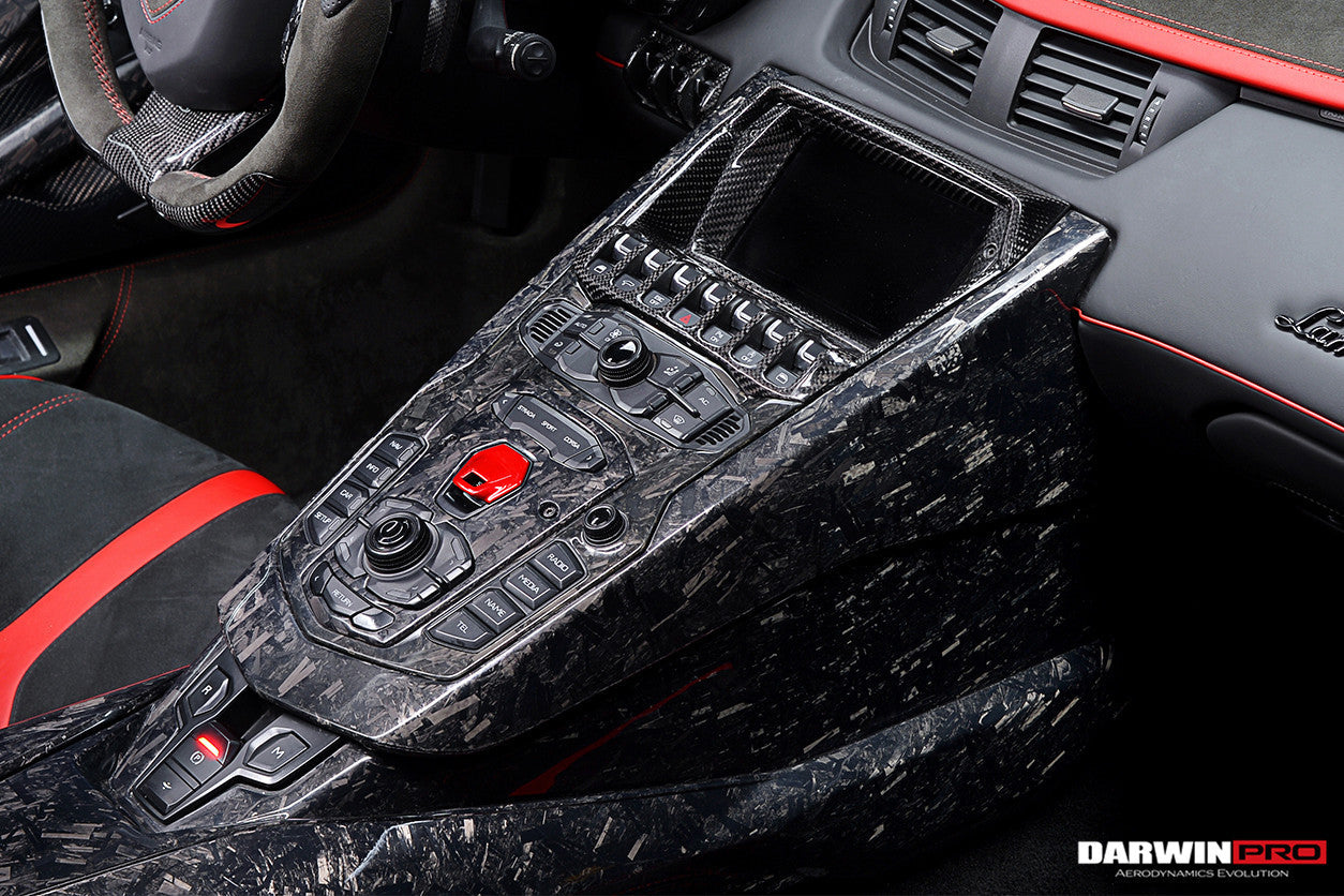 2011-2016 Lamborghini Aventador LP700 Carbon Fiber Center Console - DarwinPRO Aerodynamics
