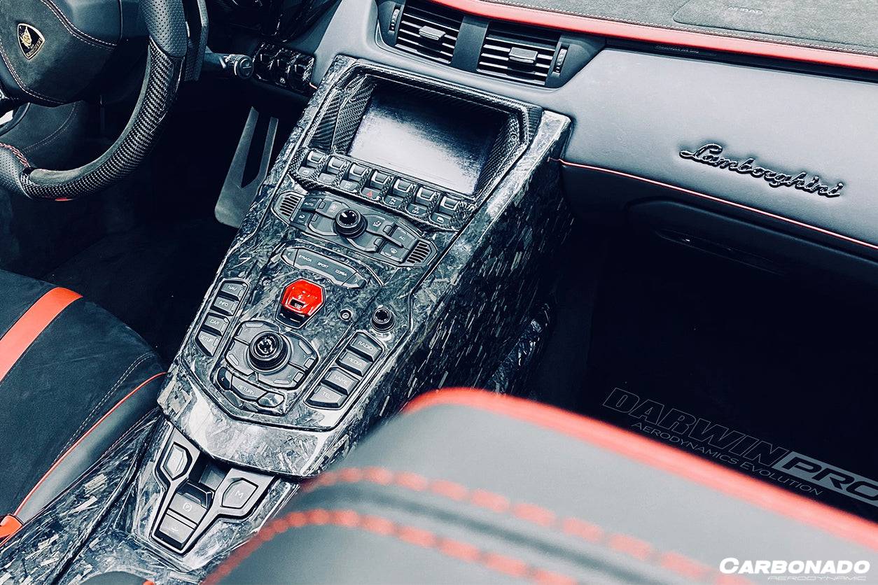 2011-2016 Lamborghini Aventador LP700 Coupe/Roadster OEM Style Carbon Fiber Screen Surround Panel - Carbonado Aero