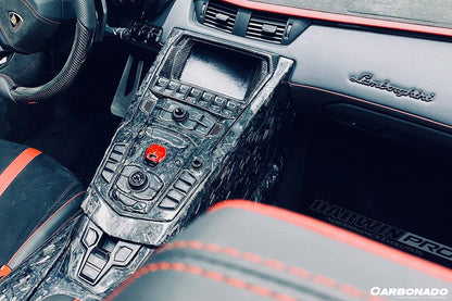 2011-2016 Lamborghini Aventador LP700 Coupe/Roadster OEM Style Carbon Fiber Screen Surround Panel - Carbonado Aero