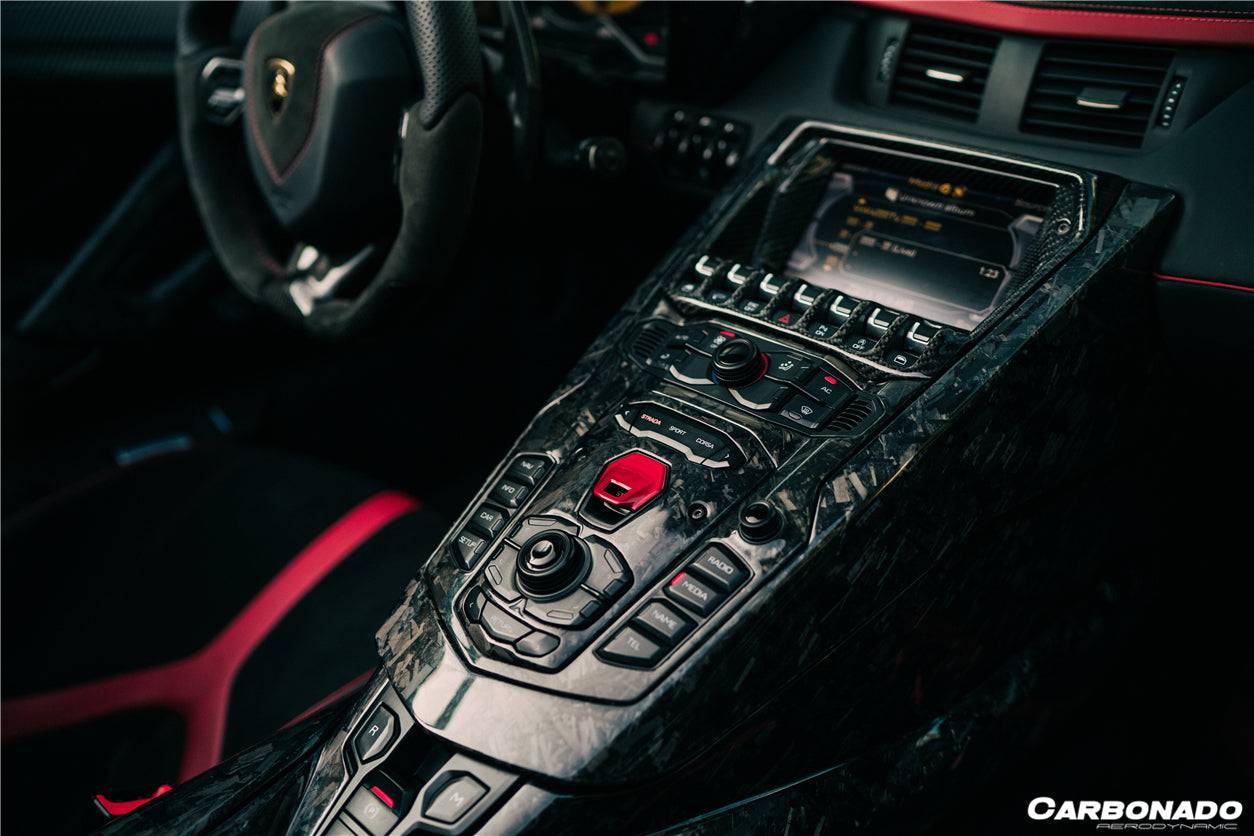 2011-2016 Lamborghini Aventador LP700 Coupe & Roadster OEM Style Carbon Fiber Screen Surround Panel - Carbonado
