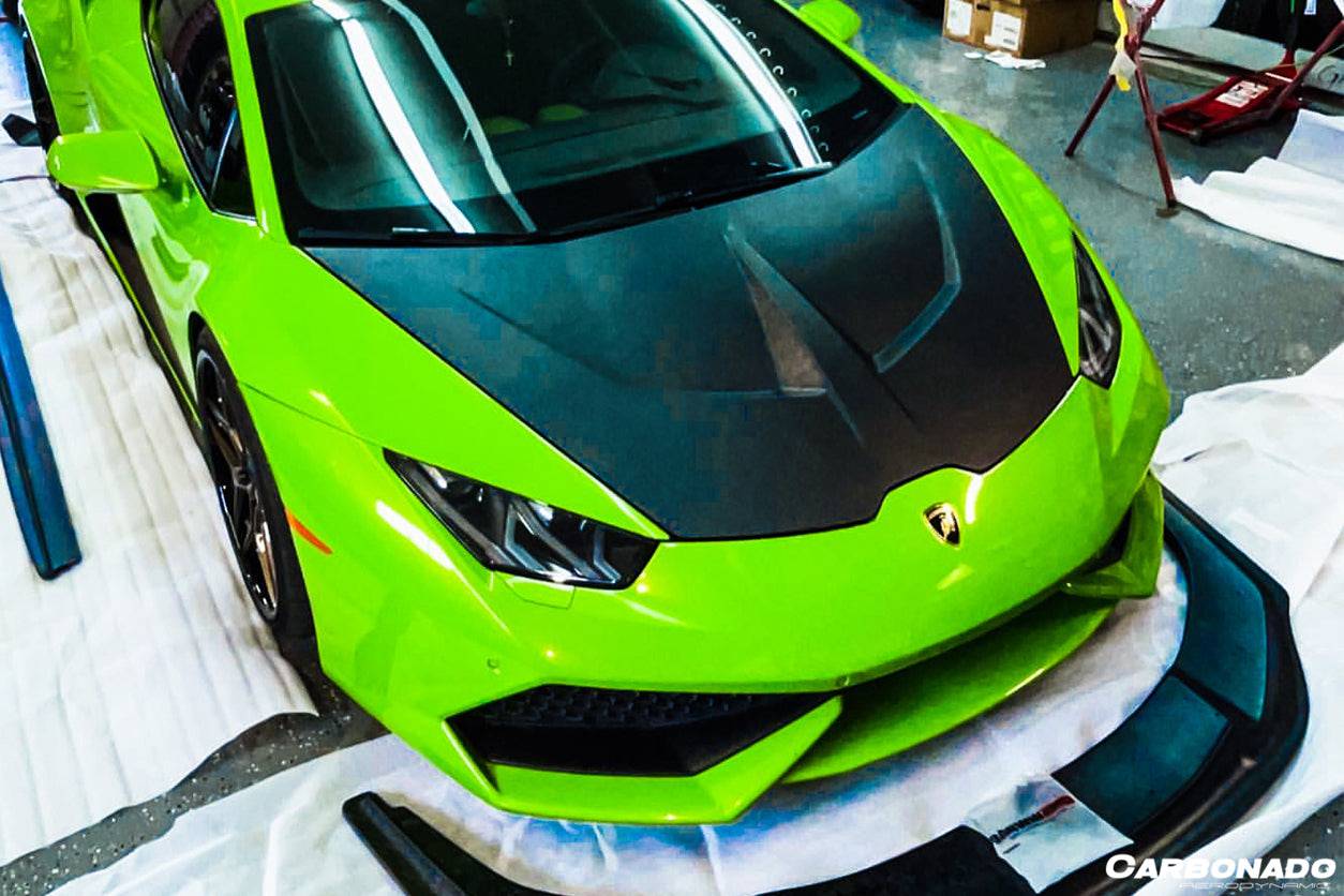 2015-2021 Lamborghini Huracan EVO LP610/LP580 CADO Style Carbon Fiber Hood - Carbonado Aero