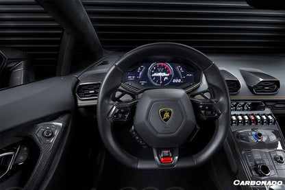 2015-2019 Lamborghini Huracan LP610 & LP580 & EVO OEM Style Autoclave Carbon Fiber Door Handle - Carbonado