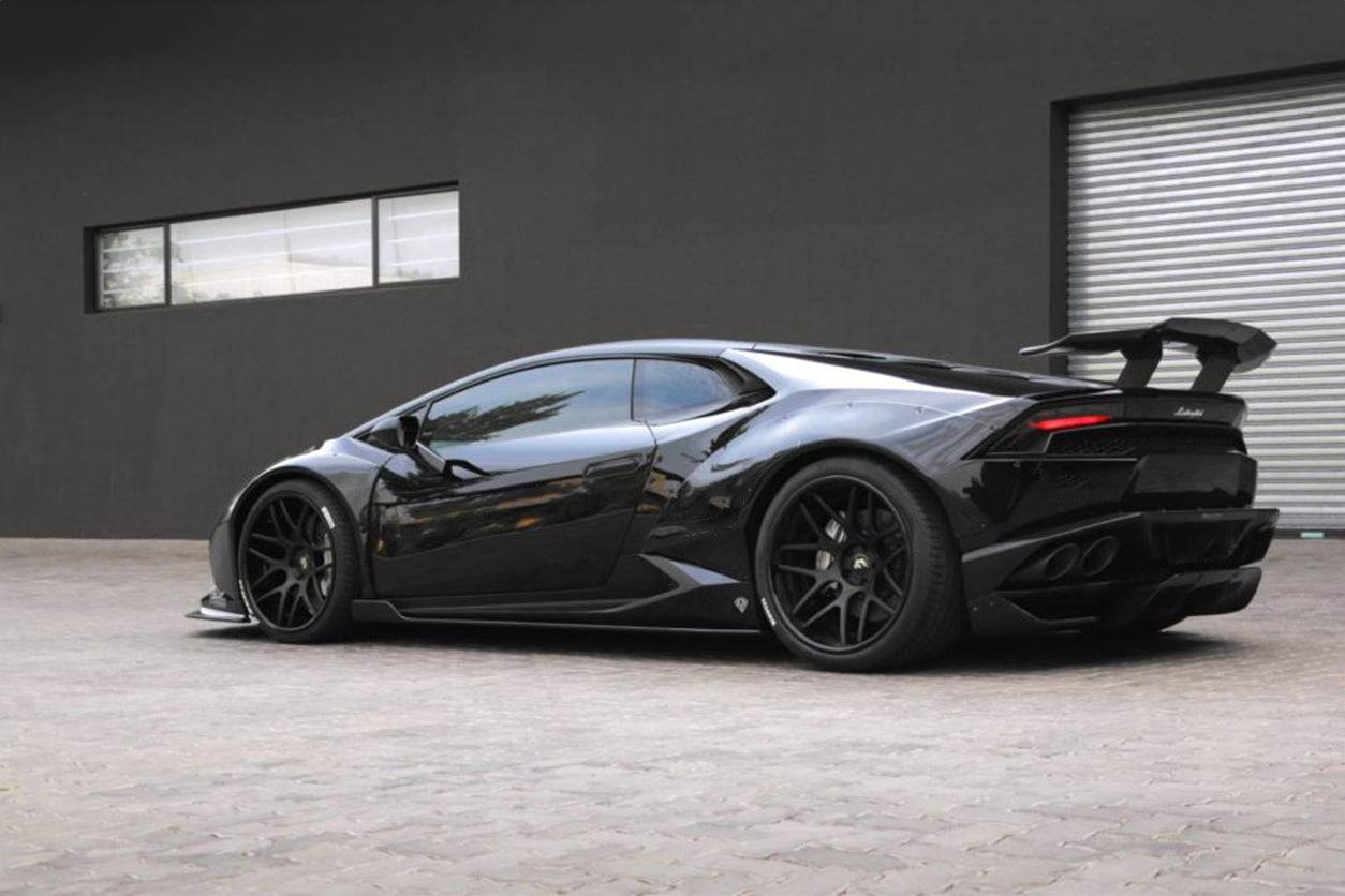 2015-2025 Lamborghini HuracanLP610 & LP580 & Evo & Tecnica DE Style Trunk Spoiler Wing - Carbonado