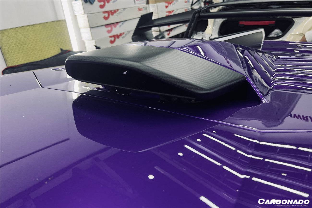 2021-2024 Lamborghini Huracan STO Dry Carbon Fiber Engine Room Vent - Carbonado Aero