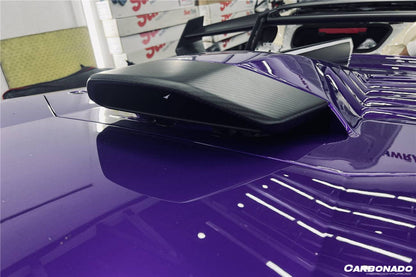 2021-2024 Lamborghini Huracan STO Dry Carbon Fiber Engine Room Vent - Carbonado Aero