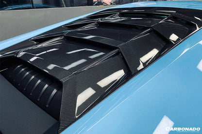 2015-2021 Lamborghini Huracan LP610/LP580 OEM Style Carbon Fiber Engine Trunk - Carbonado Aero