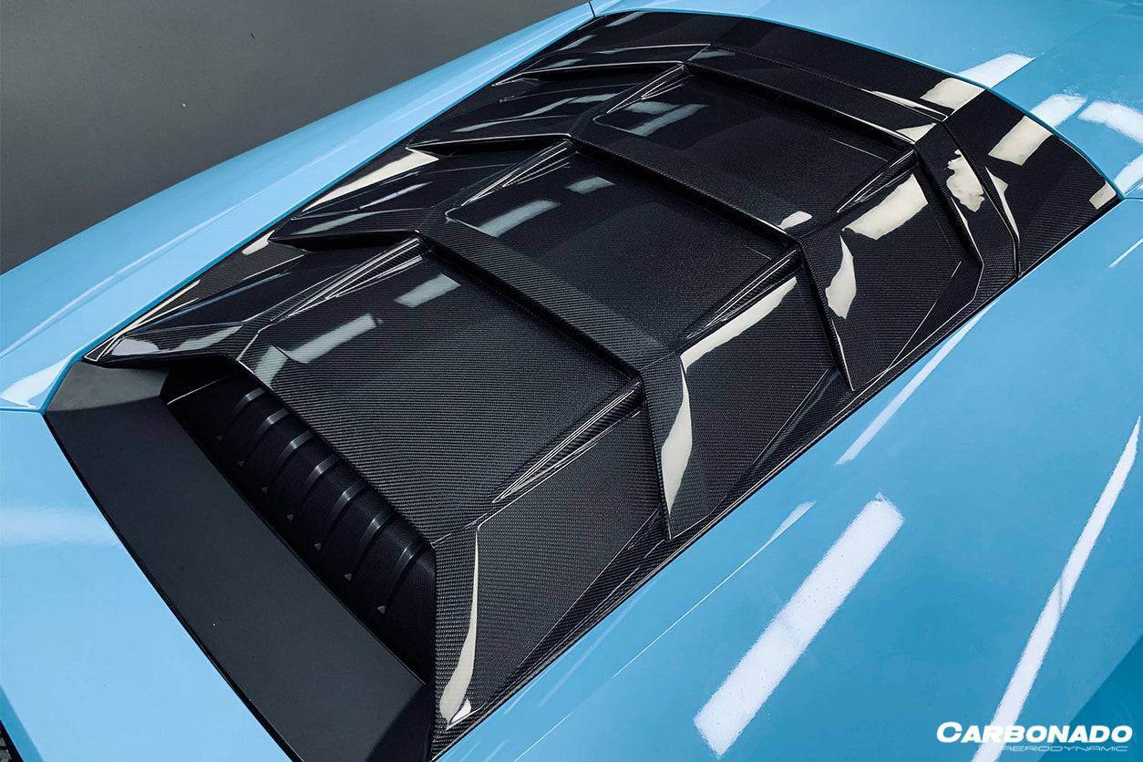 2015-2021 Lamborghini Huracan LP610 & LP580 OEM Style Carbon Fiber Engine Trunk - Carbonado