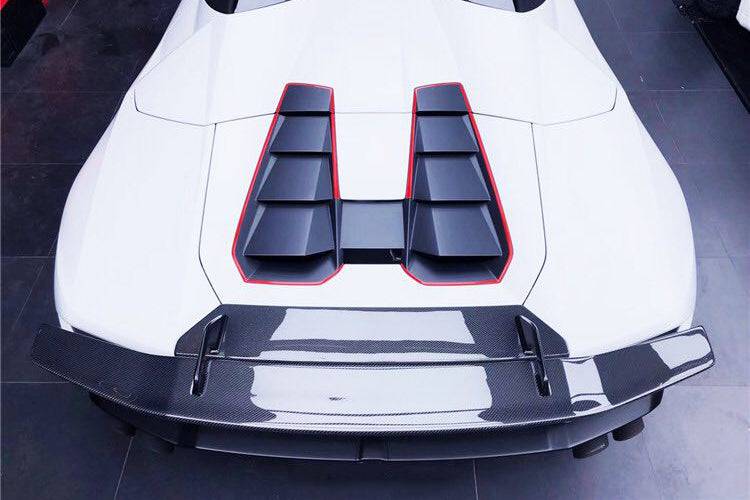 2015-2020 Lamborghini Huracan LP610 LP580 VRS-II Style Carbon Fiber Trunk Spoiler - Carbonado