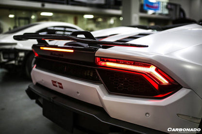 2015-2020 Lamborghini Huracan LP610 LP580 VRS-II Style Carbon Fiber Trunk Spoiler - Carbonado Aero