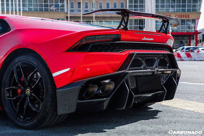 2015-2020 Lamborghini Huracan LP610/LP580 VRS Style Rear Bumper - Carbonado Aero