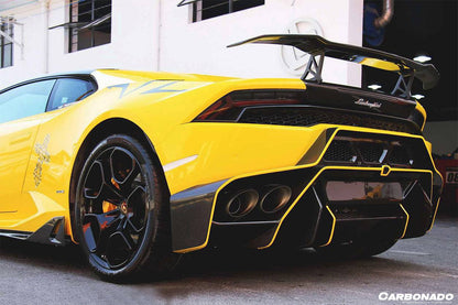 2015-2020 Lamborghini Huracan LP610/LP580 VRS Style Rear Bumper - Carbonado Aero
