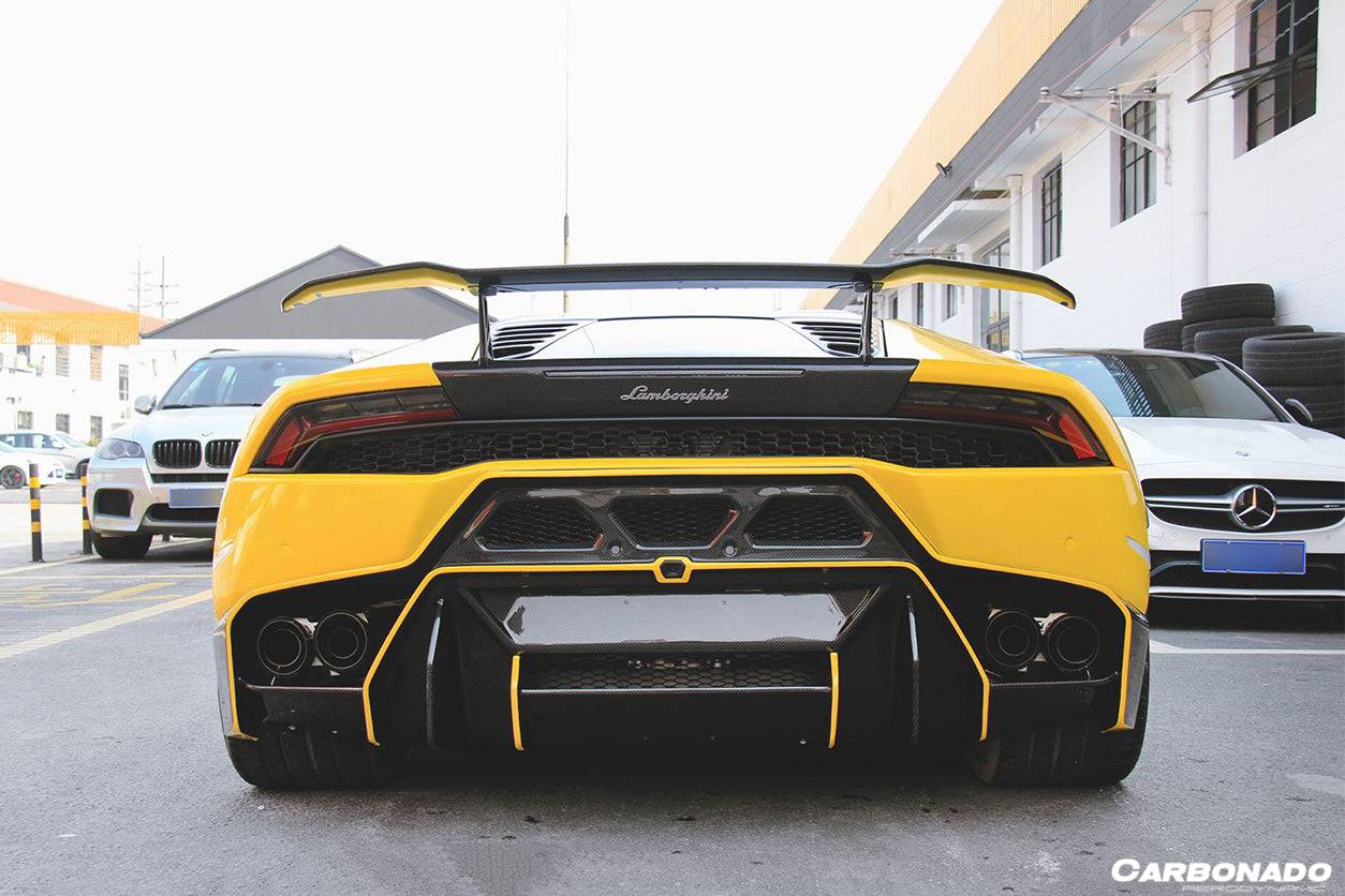 2015-2020 Lamborghini Huracan LP610/LP580 VRS Style Rear Bumper - Carbonado Aero