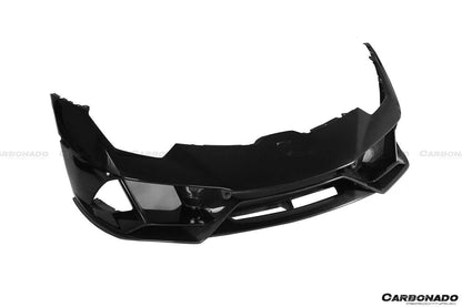 2015-2023 Lamborghini Huracan LP610/LP580/EVO EVO-4WD Style Partial Carbon Front Bumper - Carbonado Aero