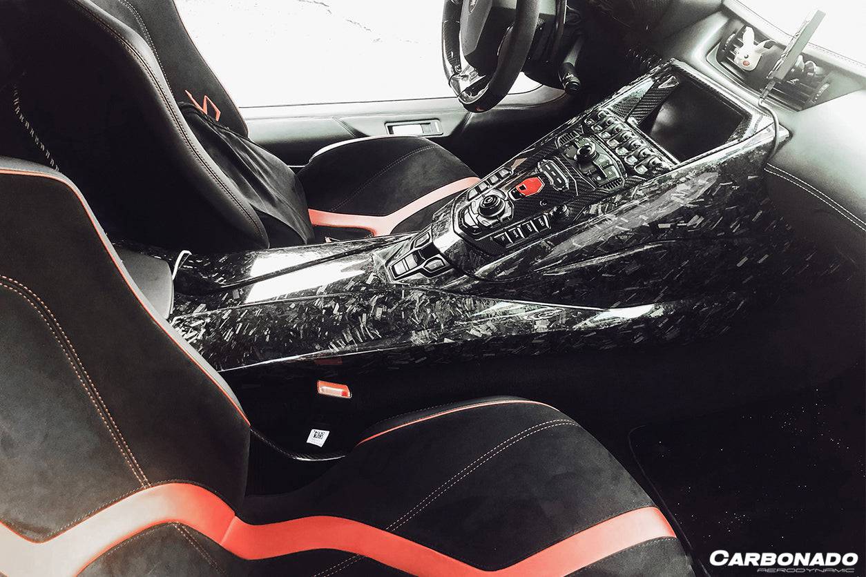 2011-2016 Lamborghini Aventador LP700 OEM Style Carbon Fiber Center Console - Carbonado Aero