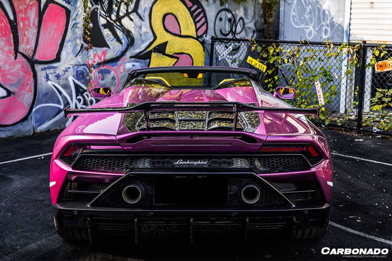 2019-2023 Lamborghini Huracan EVO OD Style Carbon Fiber Rear Diffuser - Carbonado Aero