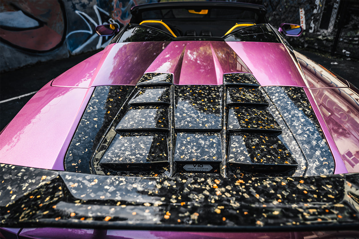 2019-2023 Lamborghini Huracan EVO Spyder OD Style Carbon Fiber Engine Trunk - Carbonado
